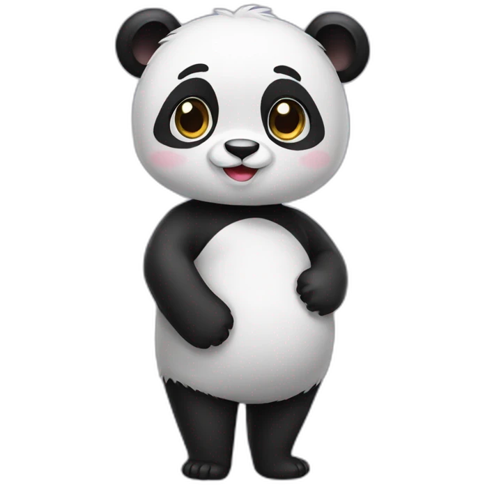 Panda fille emoji