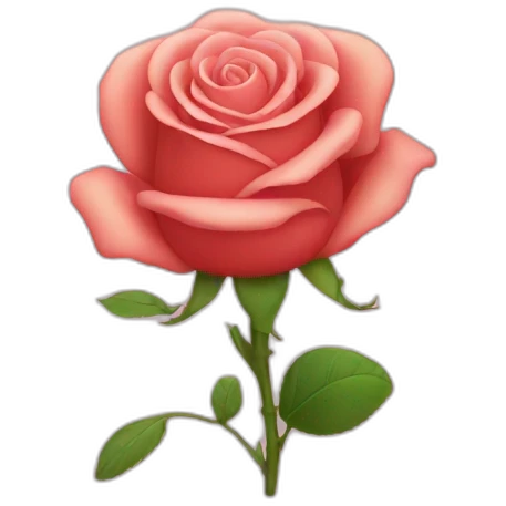 Rose fleur emoji