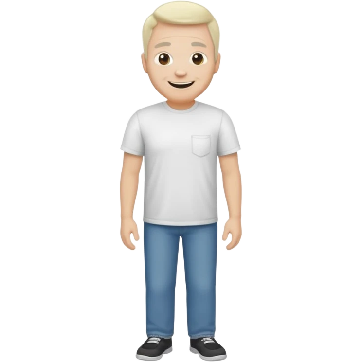 Dad full body. White emoji
