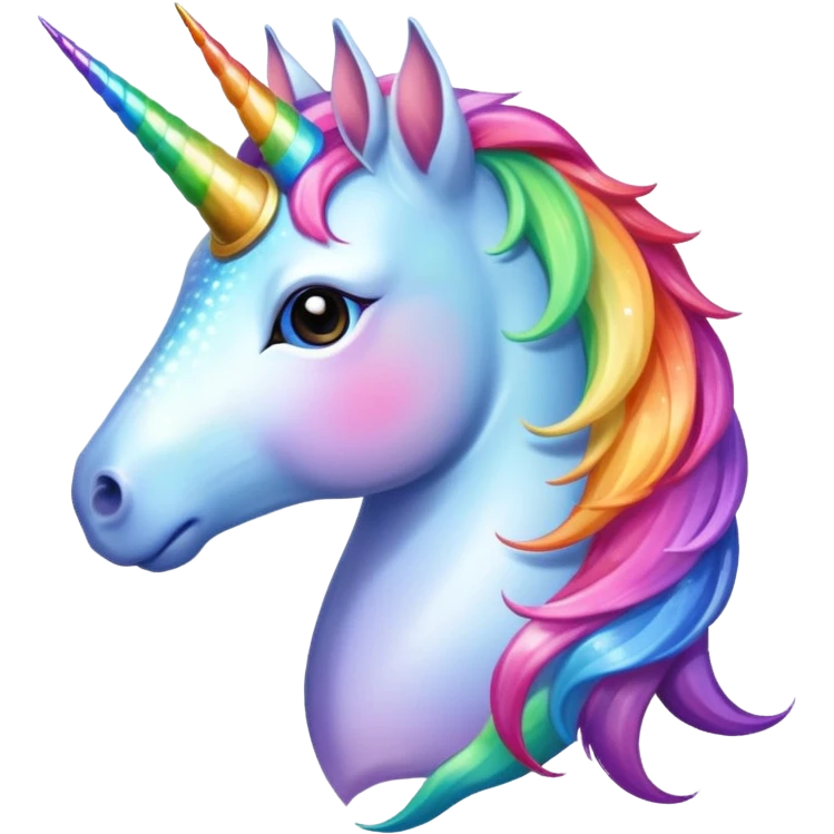 Gay unicorn emoji