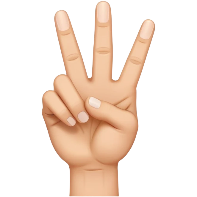 Middle finger emoji