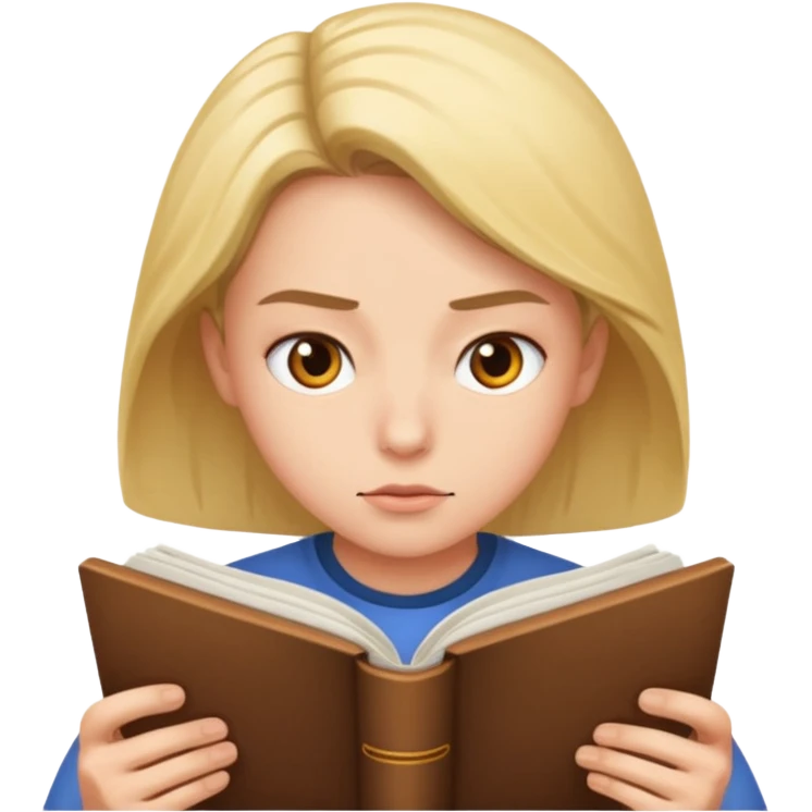 человек читает быстро emoji