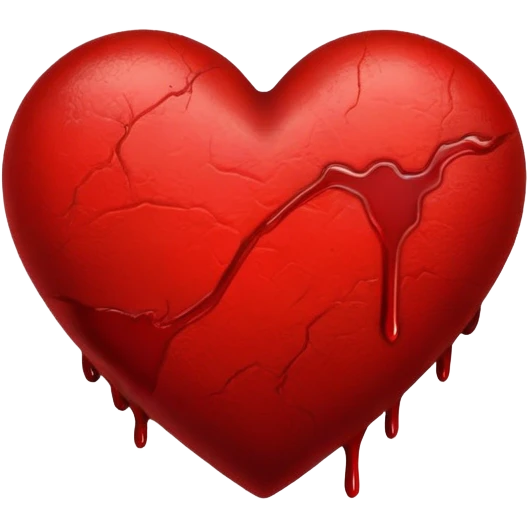 heart with blood emoji