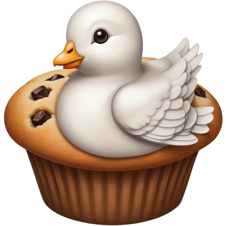 Dove muffin emoji