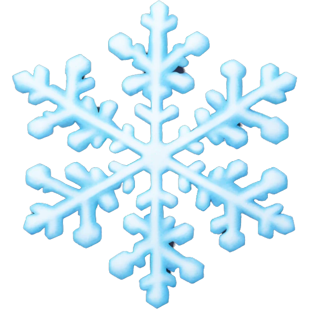 Snowflake emoji