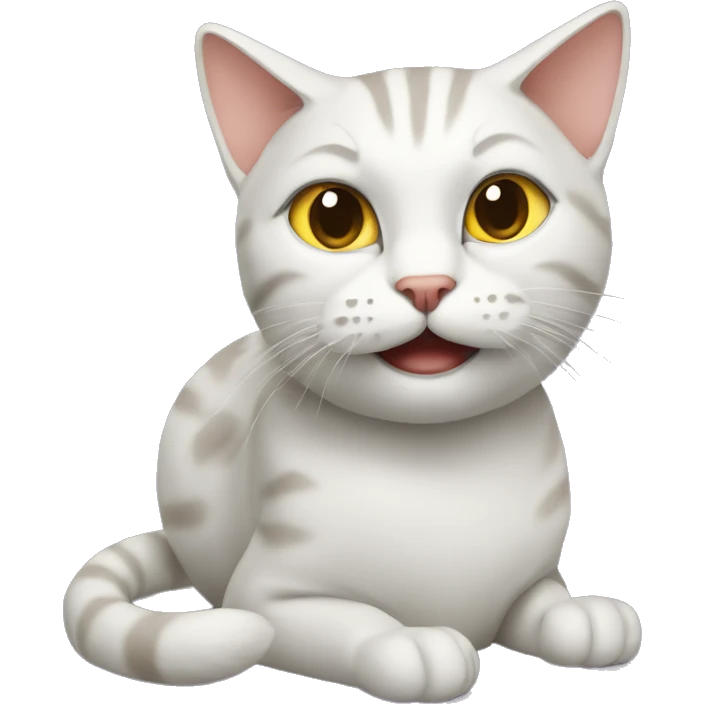 cat of iranian nationality coding on computer emoji