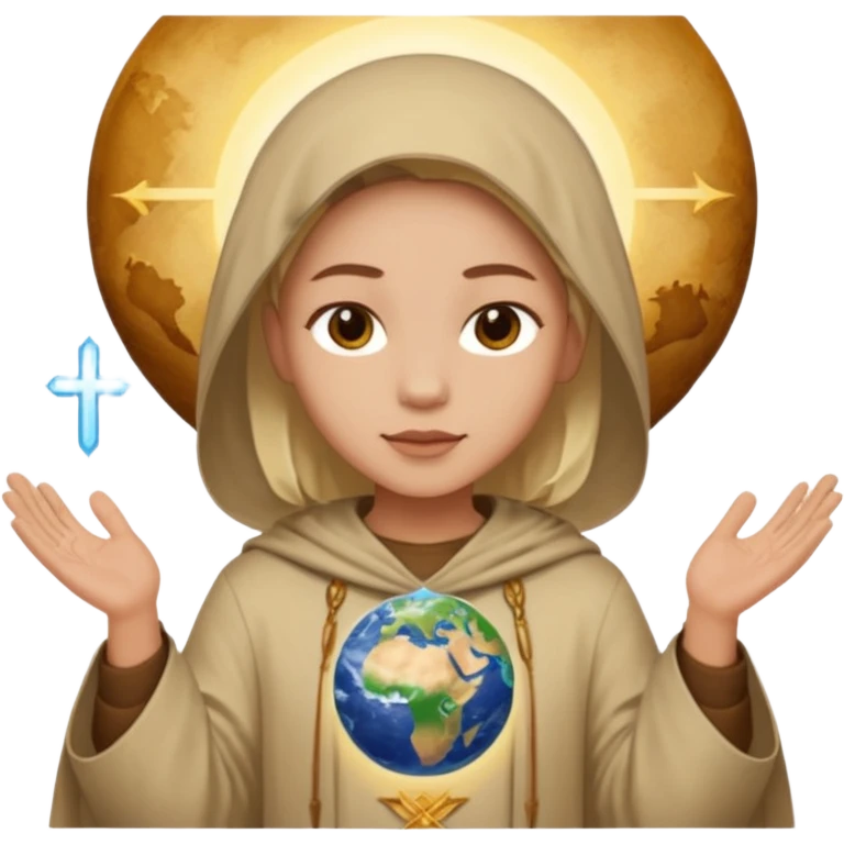earth vith blessing emoji
