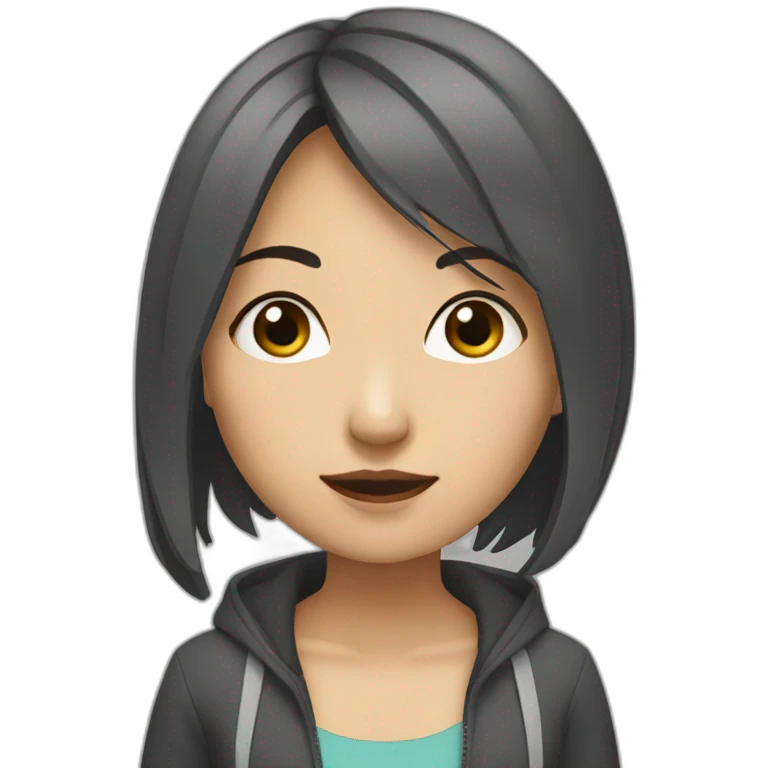 Sophia smart Asian critical emoji