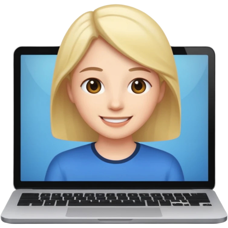 videollamada computadora emoji