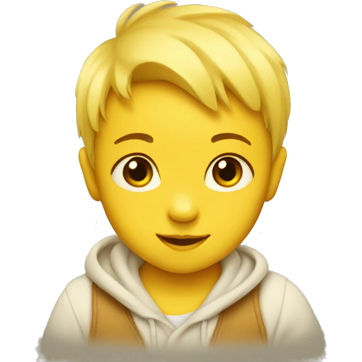 Baby yellow heart emoji