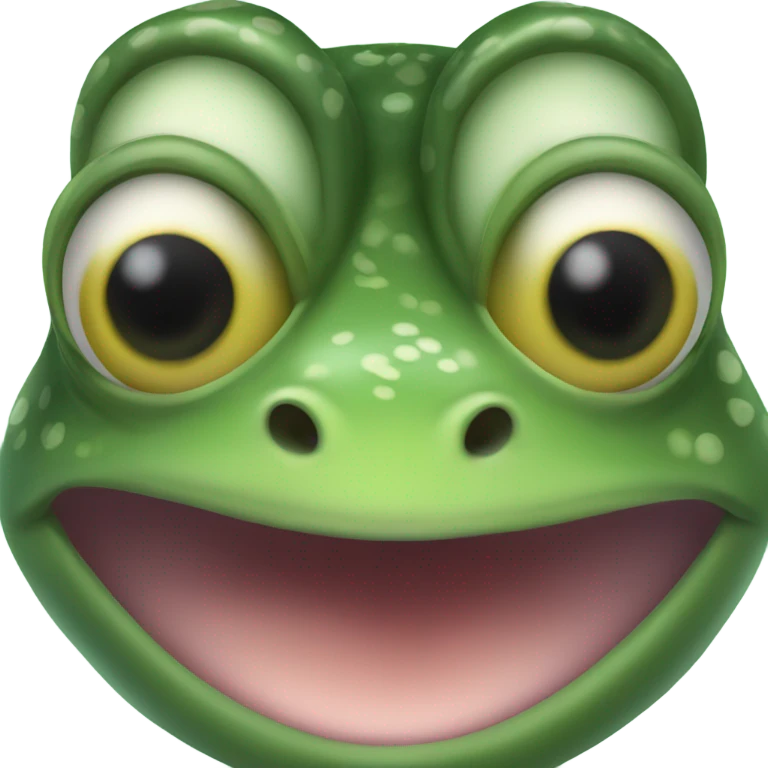 Frog face emoji