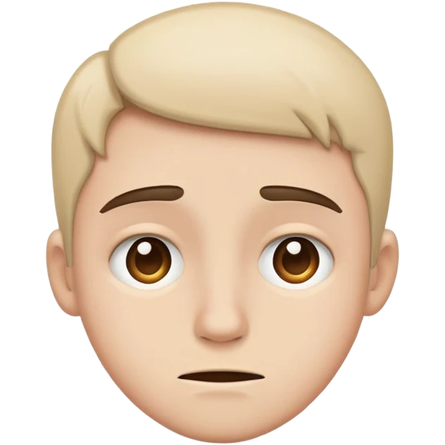 Sad and happy emoji
