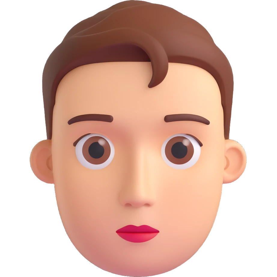 face with masc emoji