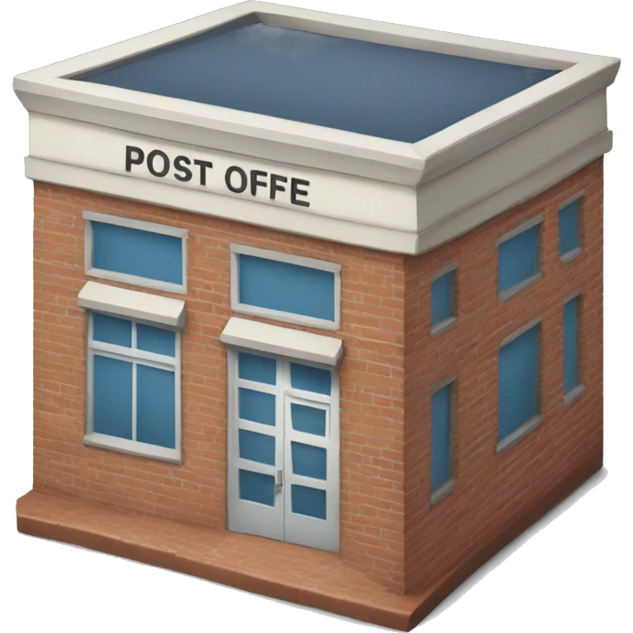  Run down POST OFFICE emoji