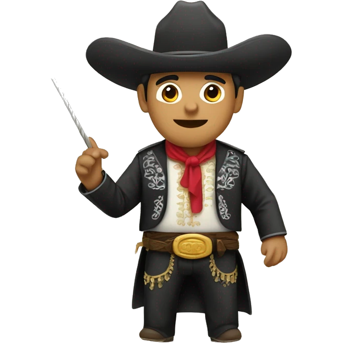 Charro tumando un toro emoji