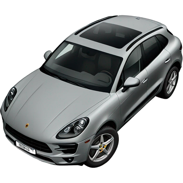 Porsche macan grey  emoji