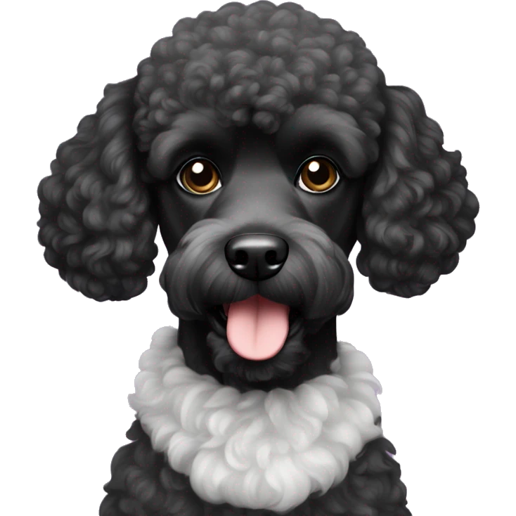 Black poodle emoji