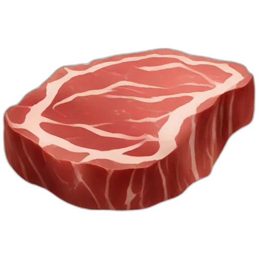 Meat steak emoji