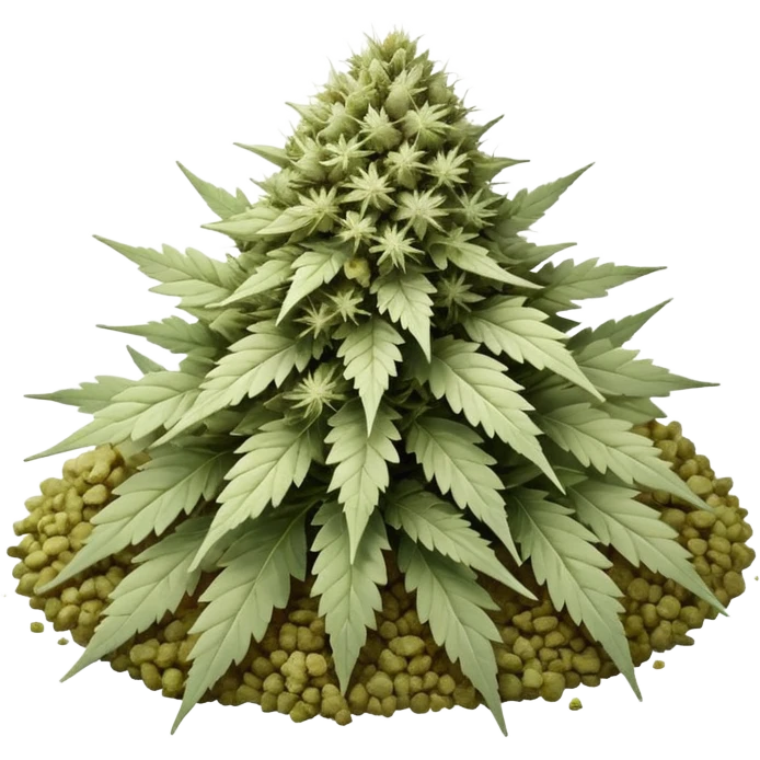 white color marijuana emoji