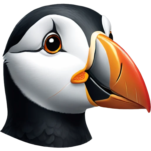 puffin head emoji