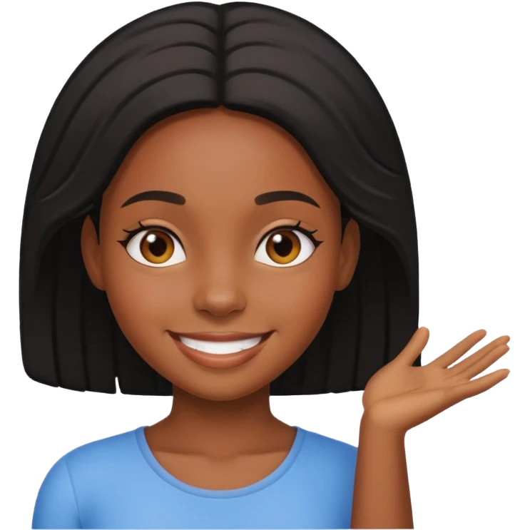Black girl emoji