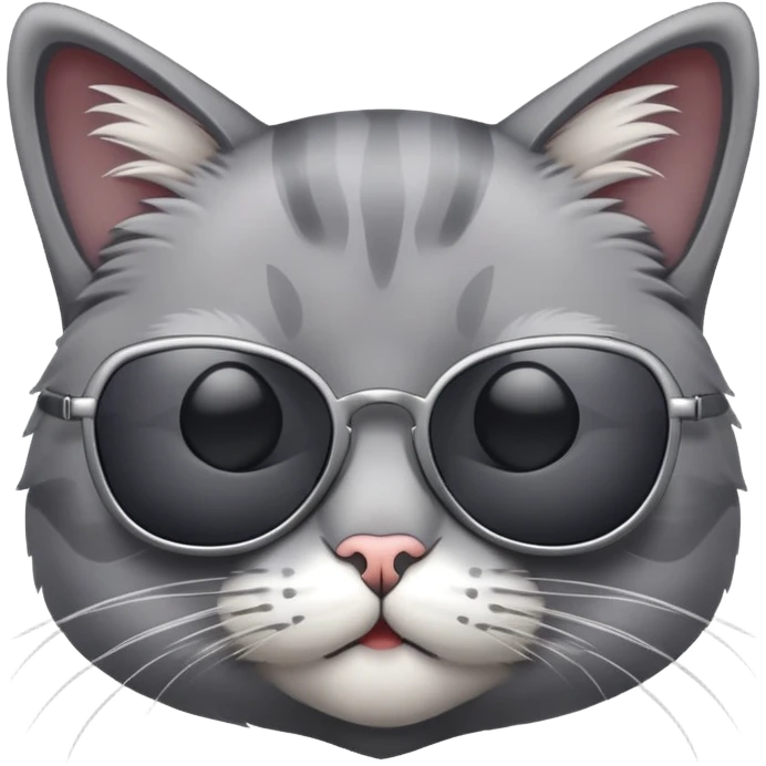 Cat wearing sunglasses emoji
