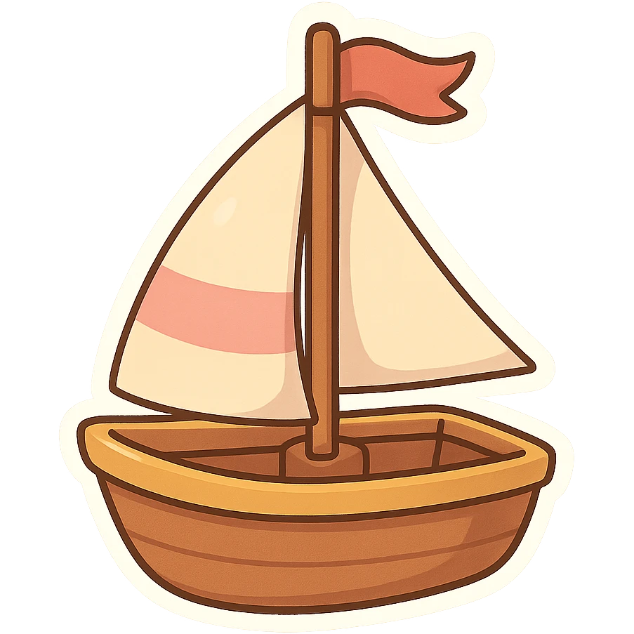 toy boat emoji