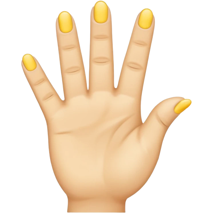 yellow finger emoji, index finger extended, remaining finger folded, pointing to someone, poking hand emoji