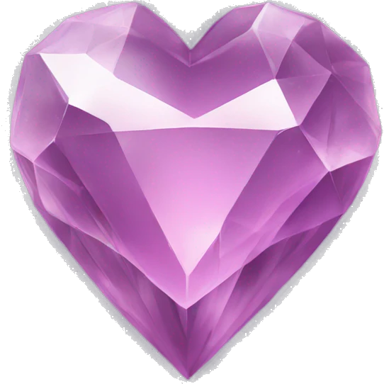 crystal heart emoji