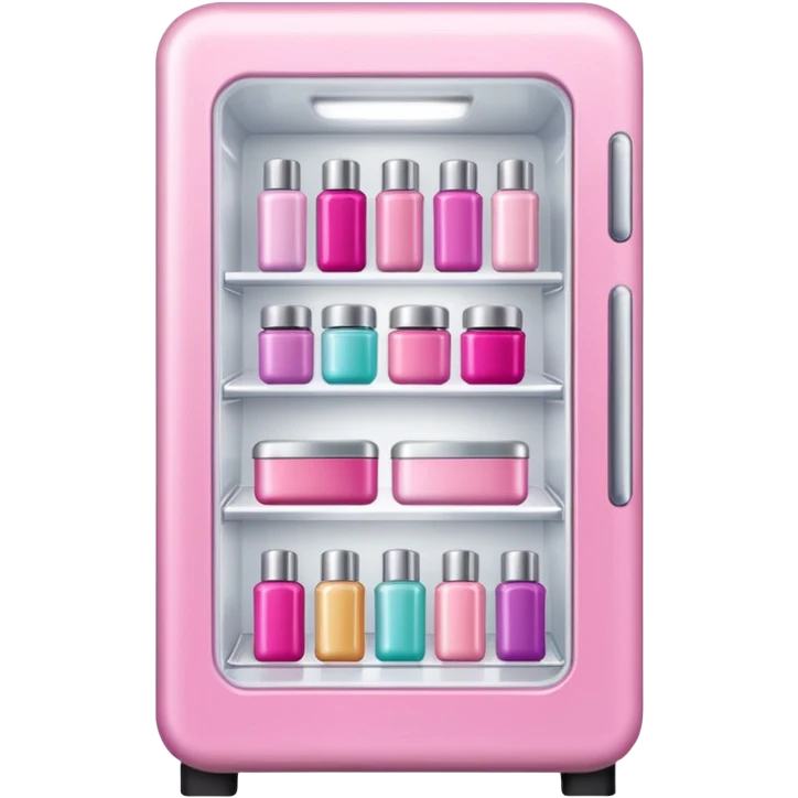 pink cosmtics fridge  emoji