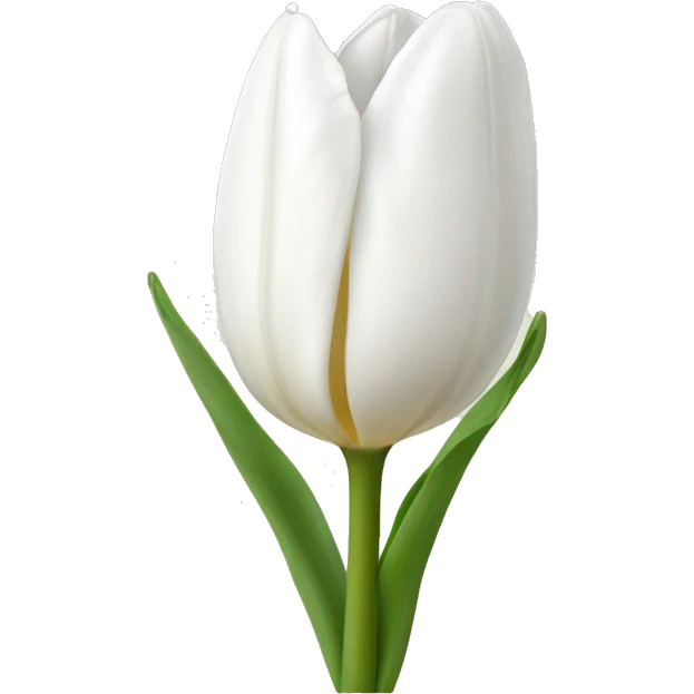 White tulip emoji