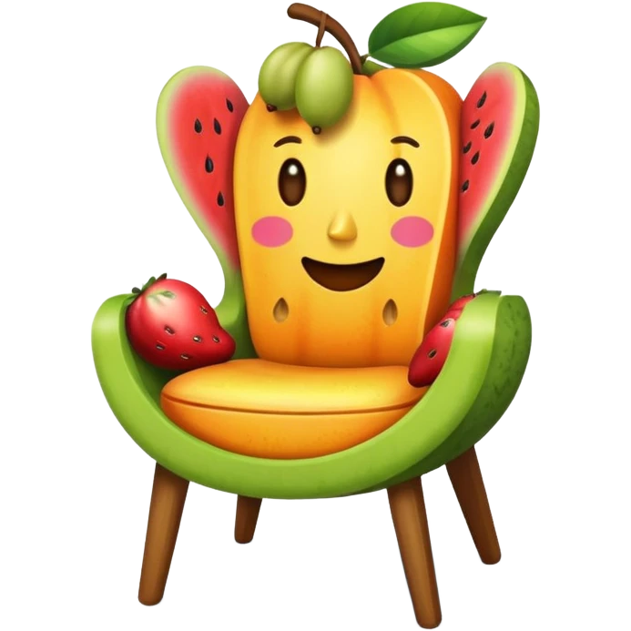 fruit chair emoji