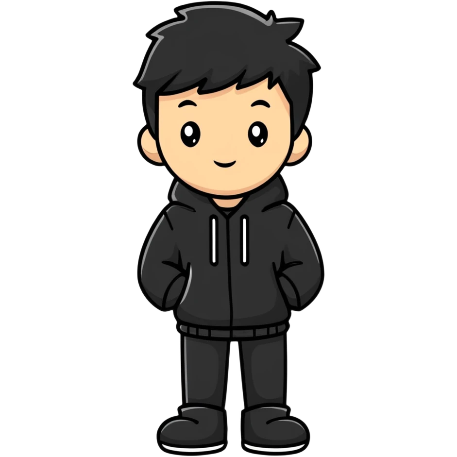 hacker in dark clothing emoji