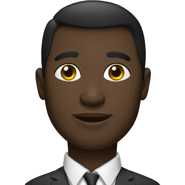 Un homme noirs trans emoji