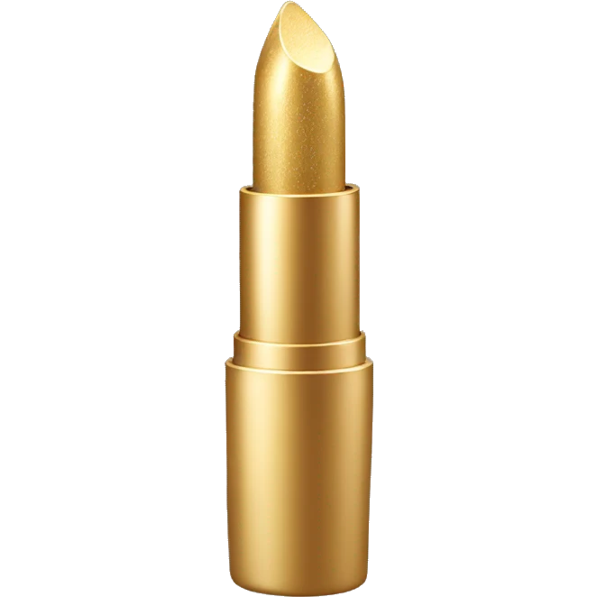 gold lipstick  emoji