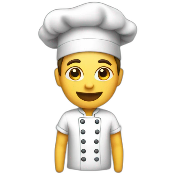 A cook emoji