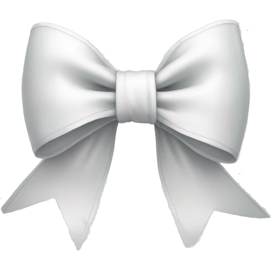 white bow emoji
