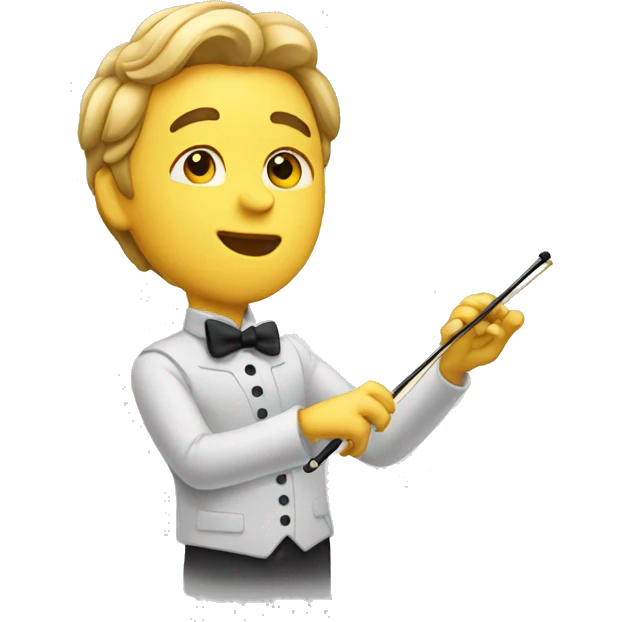 music conductor emoji