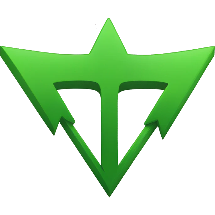 small green up arrow emoji