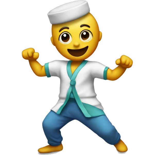 dancing medicine with a b on it. Should look wei emoji