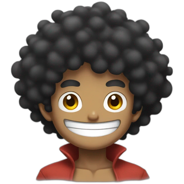 Afro luffy emoji
