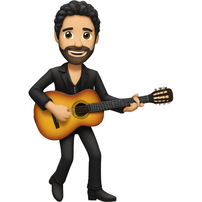 Guitarrista flamenco emoji