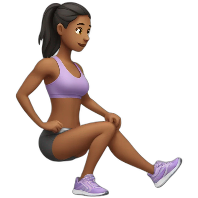 woman go musculation emoji