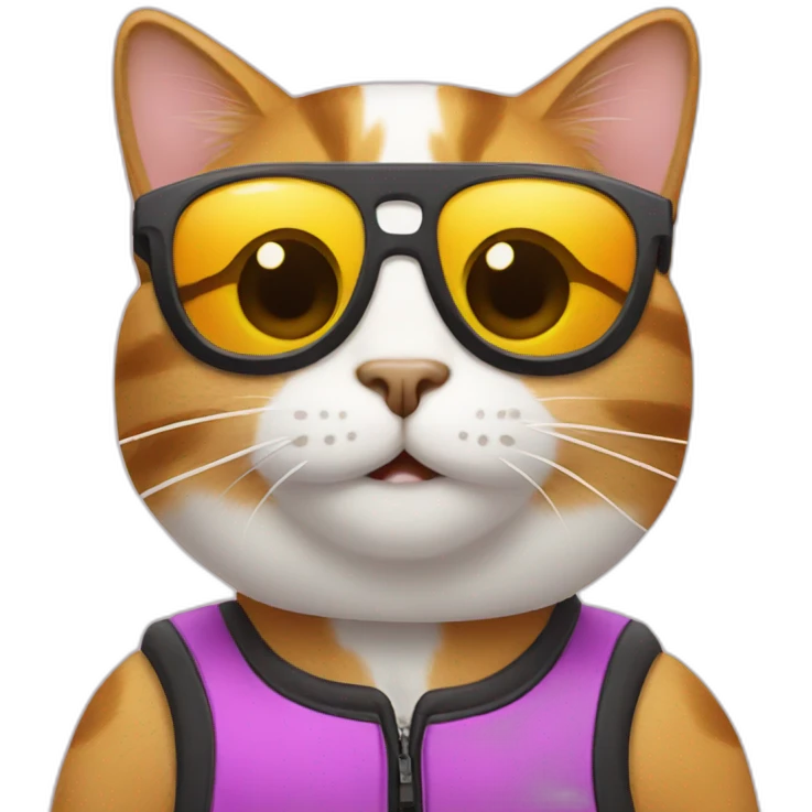 smiling-cat-with-cyclist-sunglasses emoji