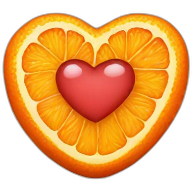 orange ring and Heart emoji