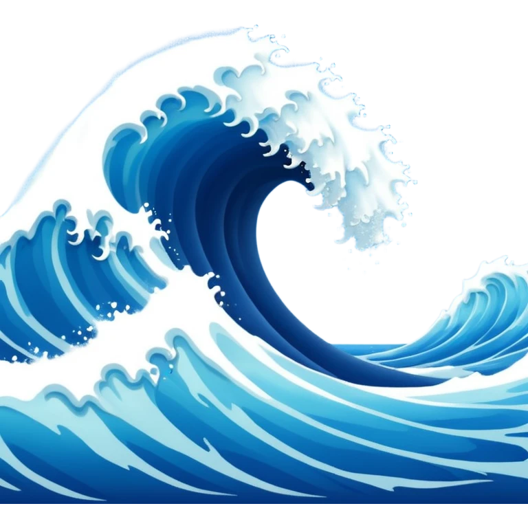 tsunami wave emoji