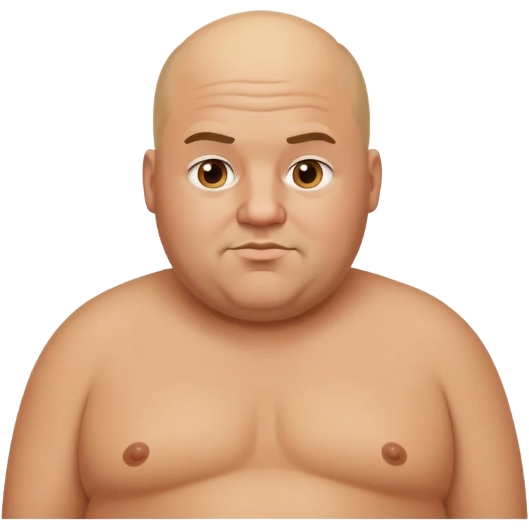 fat bald guy with hot blonde  emoji
