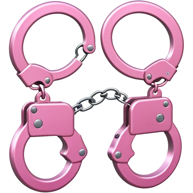 pink handcuffs  emoji