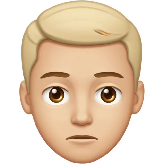 squiting and unsure look emoji