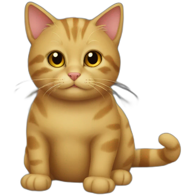 Cat in the library emoji